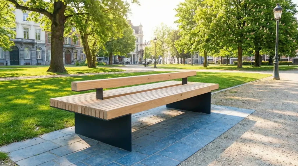 bench in public park