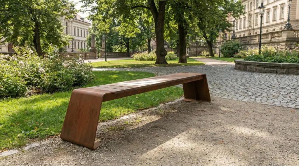 bench in public park
