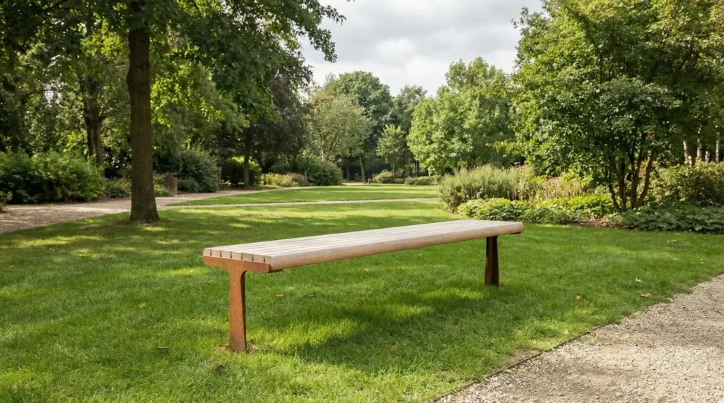 bench in public park