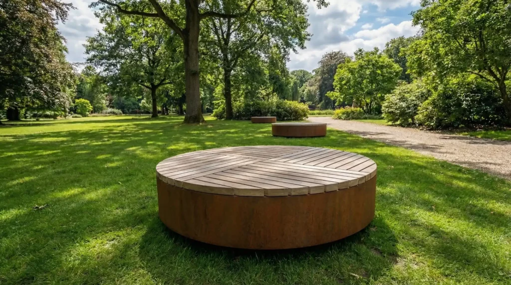 bench in public park