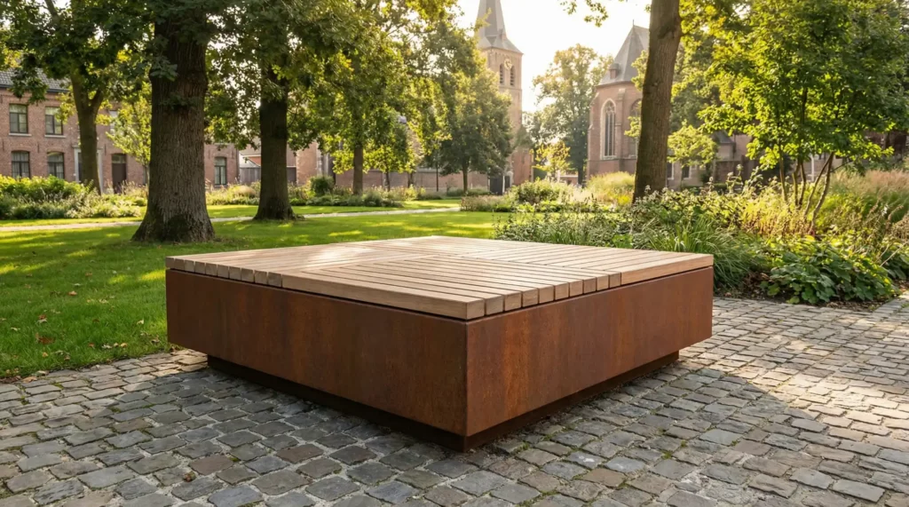 bench in public park