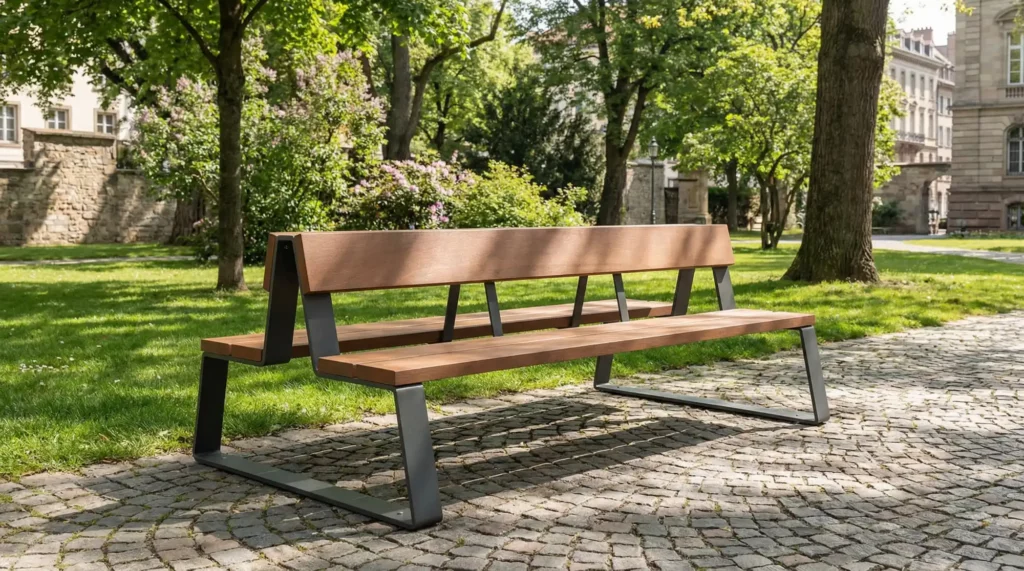 bench in public park
