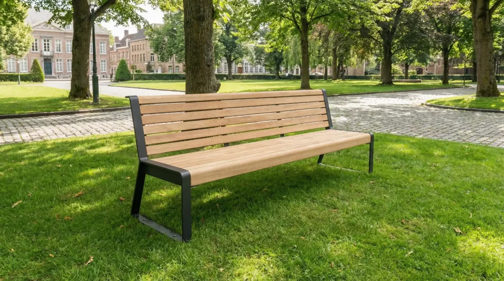 bench in public park