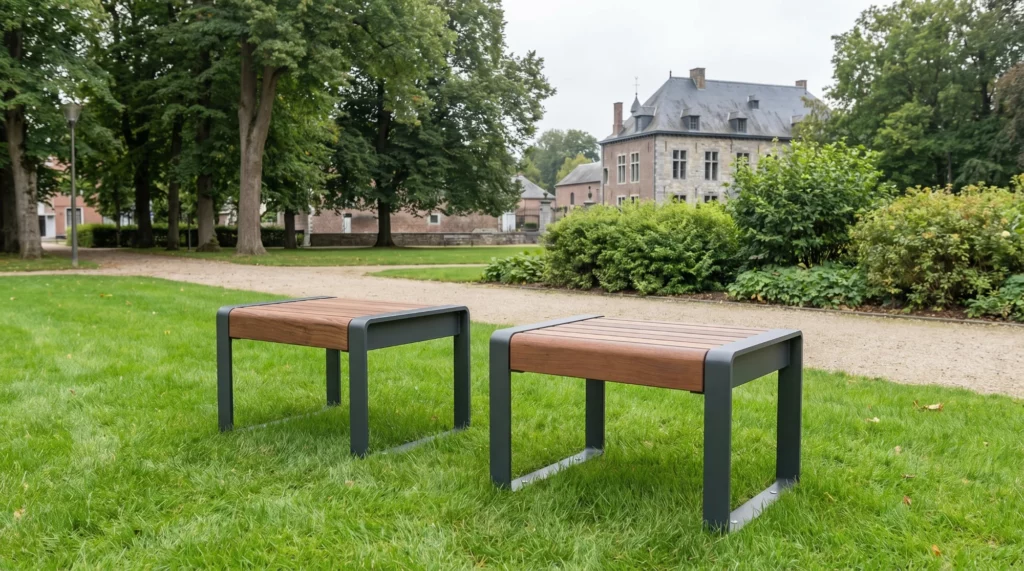 NOVA MONO bankjes in park