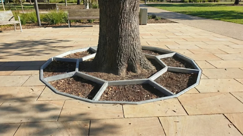 tree grating and protection
