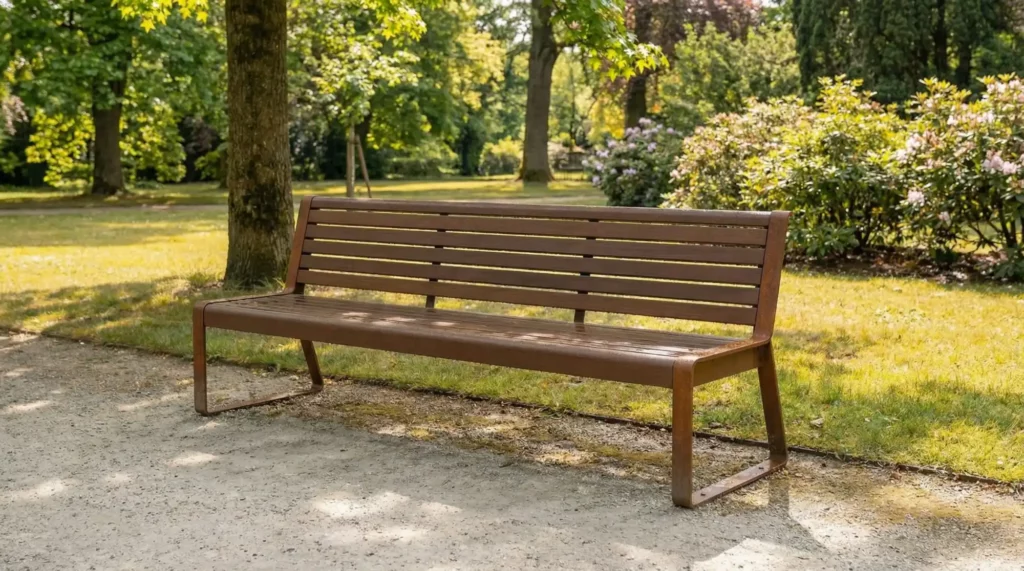 bench in public park