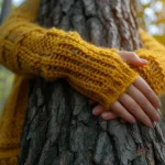 hugging tree to express love for nature